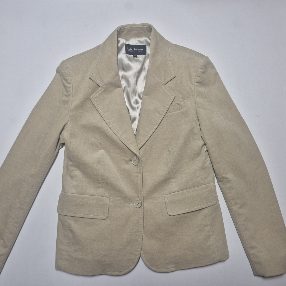 Lady Hathaway Tan Blazer - Picture 2 of 2